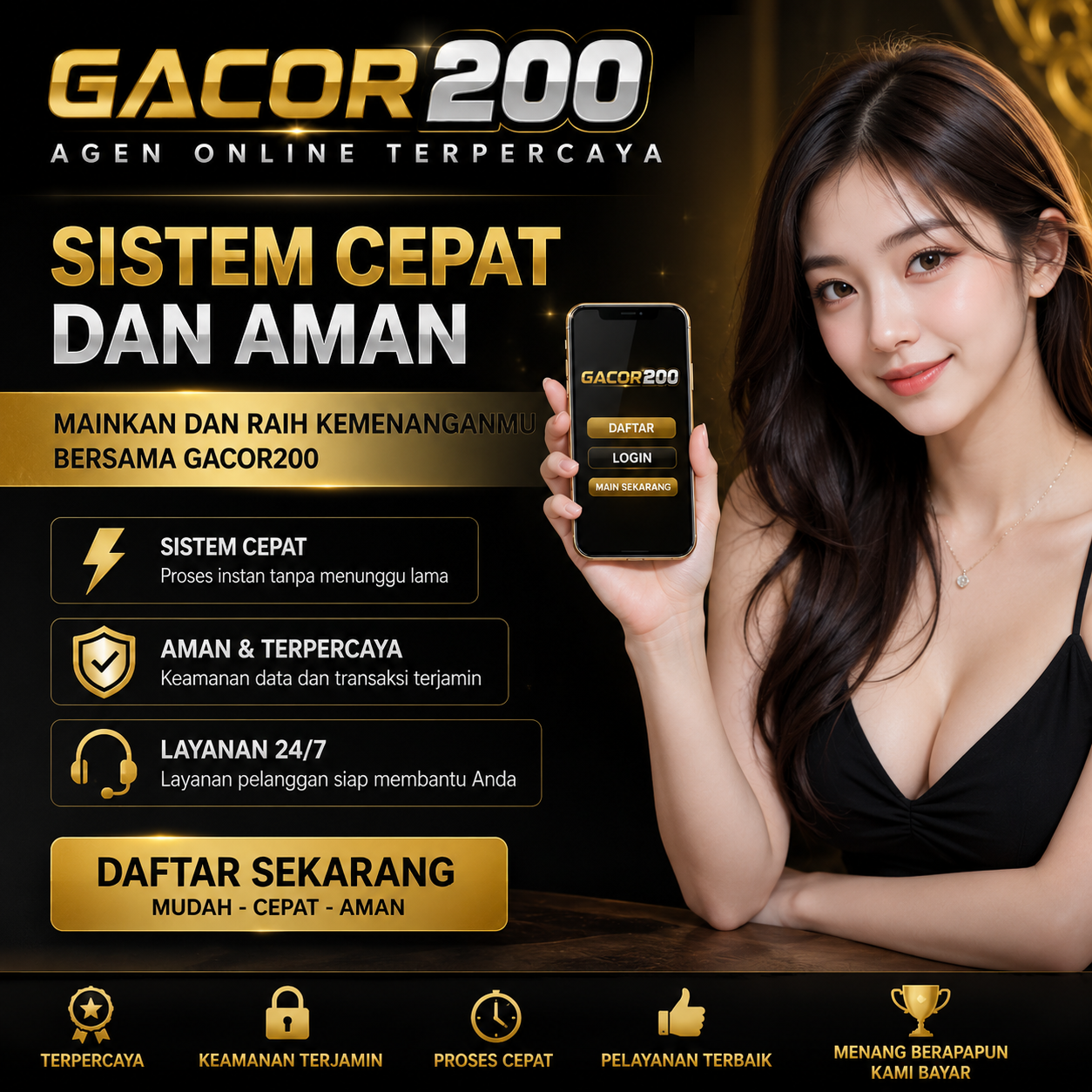 GACOR200 - Agen Online GACOR 200 dengan Sistem Cepat dan Aman